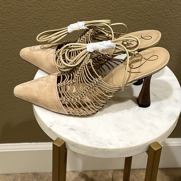 NWT Sam Edelman Ankle -Tie Kitten Heels - Picture 2 of 11